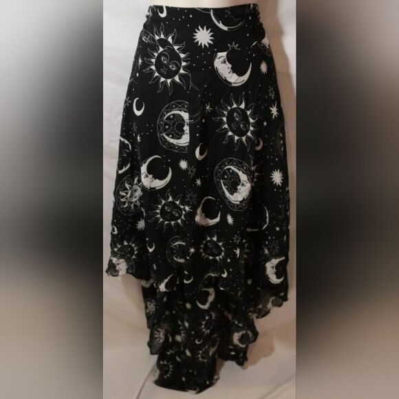 Killstar - Astral Light High Low Maxi Skirt [PLUS] 3X NWT - Picture 2 of 13